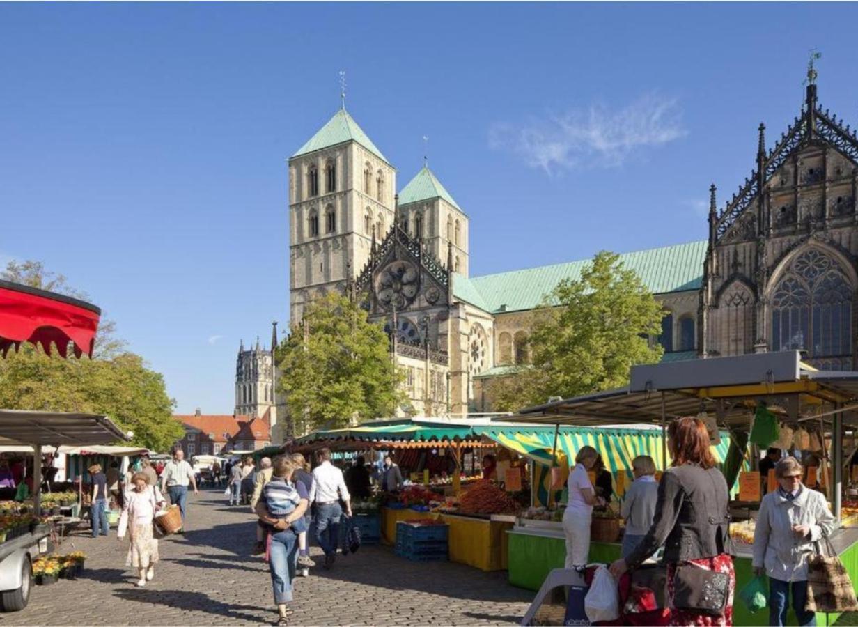 Gemuetliches Und Modernes Apartement In Gruenen Top-Lage Muenster Luaran gambar